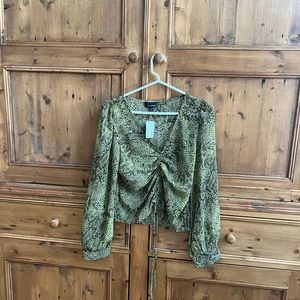 Snake skin top